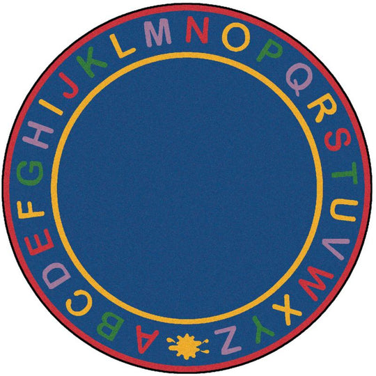Alpha Round Learning Rug - Factory Second