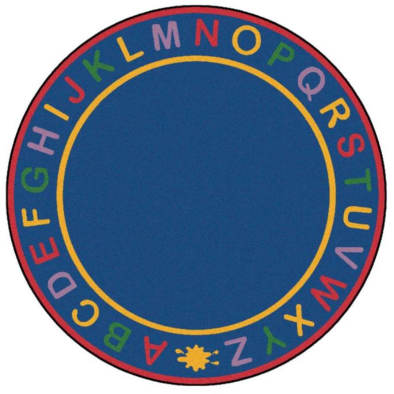 Alpha Classroom Round Rug - Carpets for Kids