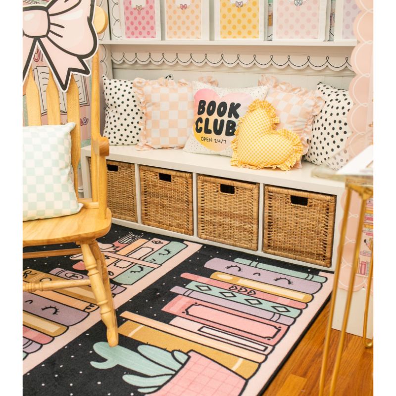Bookshelf Classroom Rug
