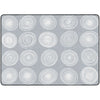 The Circles Grey & White Seating Circles Classroom Rug has a modern design used in classrooms, waiting areas, playrooms and bedrooms