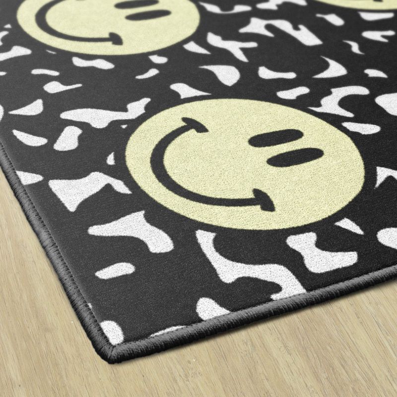 Composition Book Happy Face Seating Rug