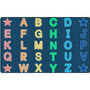 Rainbow Reverie Alphabet Star Classroom Rug