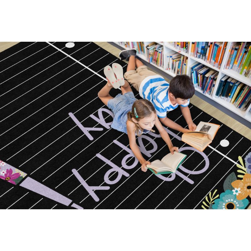 Oh Happy Day Notebook Paper Classroom Rug