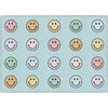 Pastel Rainbow Smiley Face Criss Cross Seating Rug