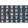 PastelParadiseAlphabetStarClassroomRug