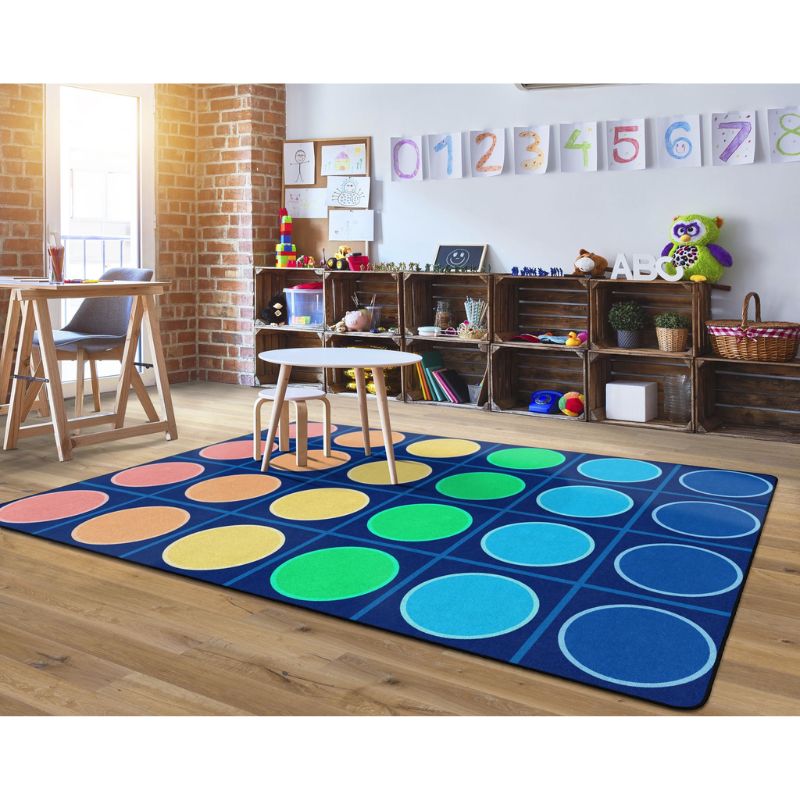 Rainbow Reverie Grid Rug