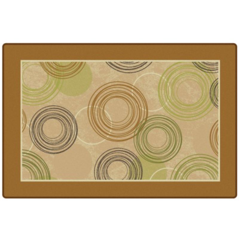 Raindrop Ripples Natures Colors Rug