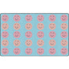 Smiley Face Ocean Oasis Classroom Seating Rug