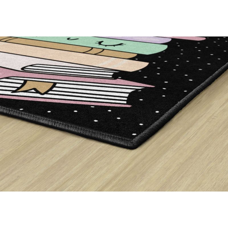 Stack of Books Classroom Rug