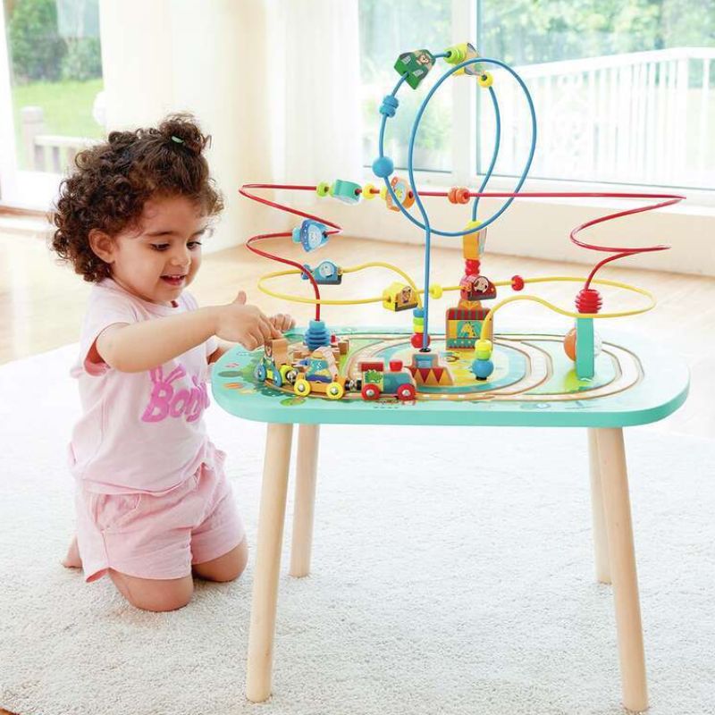 Twisting Railway Maze Table