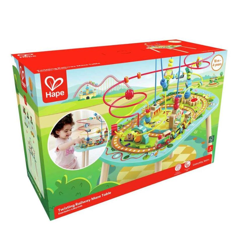 Hape Twisting Railway Maze Table