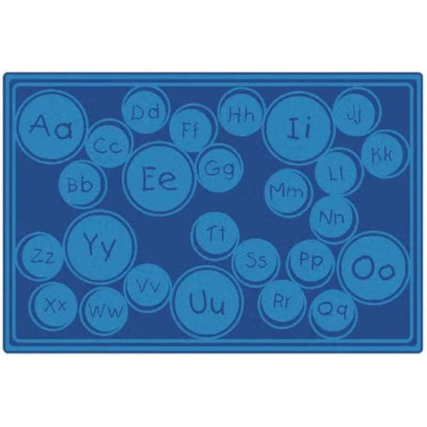 Alphabet Bubbles Classroom Rug