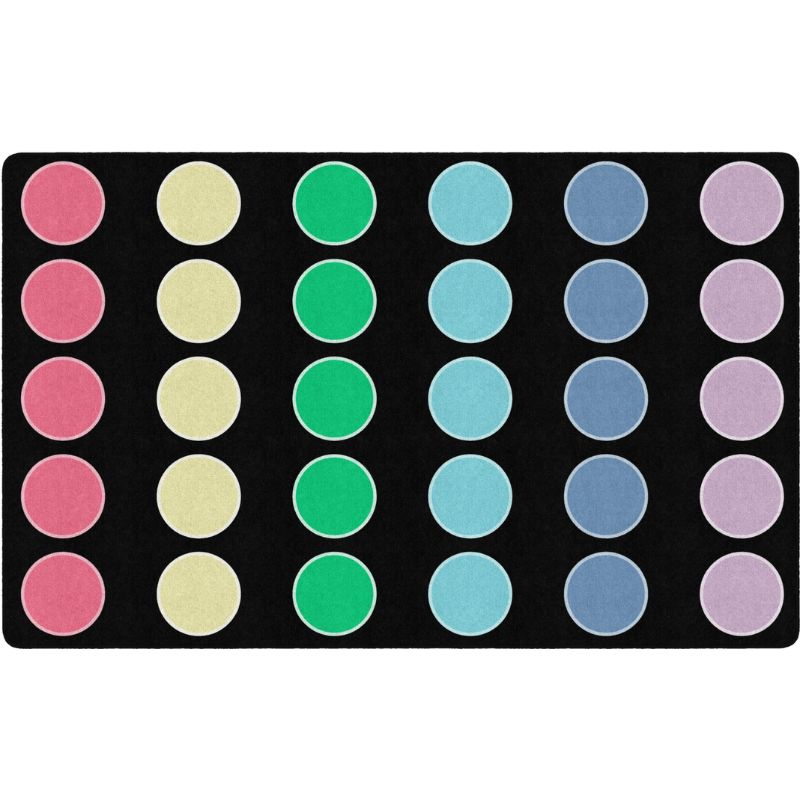 Pop of Color Dots Classroom Rug