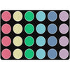 Pop of Color Dots School Rug
