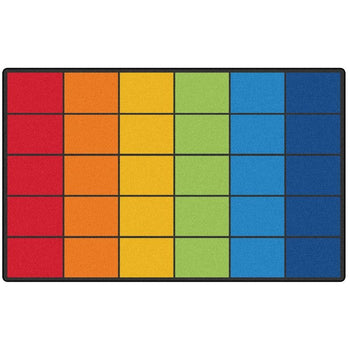 Rainbow Reverie Classroom Seating Rug