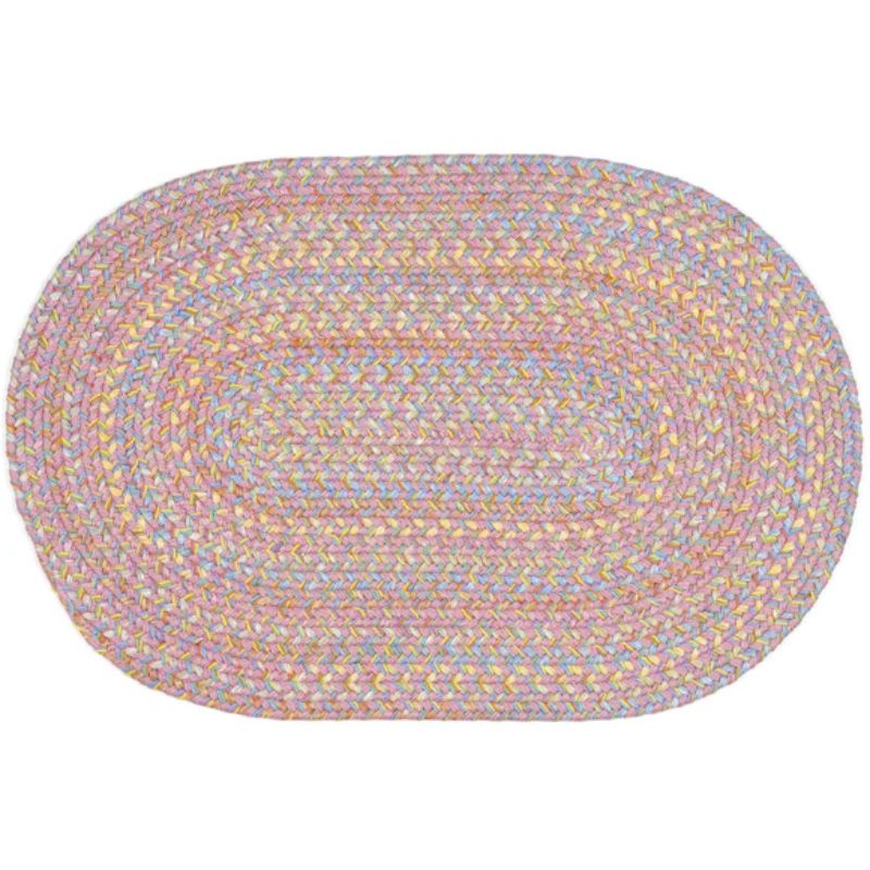 Playtime Braided Oval Area Rug