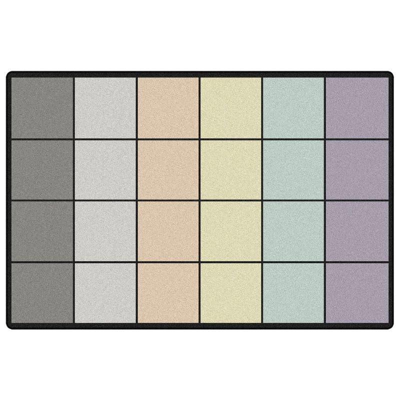 Spring Meadow Classroom Grid Rug