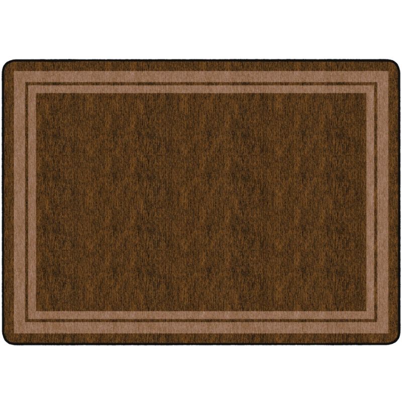 Tone on Tone Double Border Classroom Rug