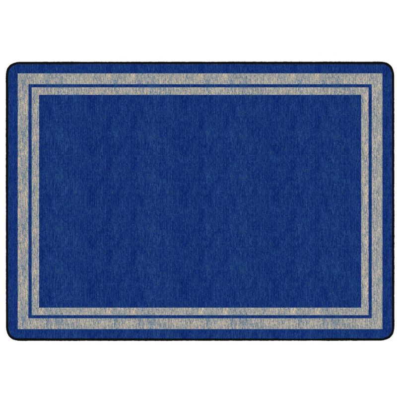 Tone on Tone Dark Light Border Rug