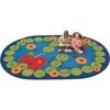 ABC Caterpillar Oval Rug