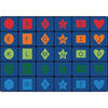 Simple Shapes Seating Rug