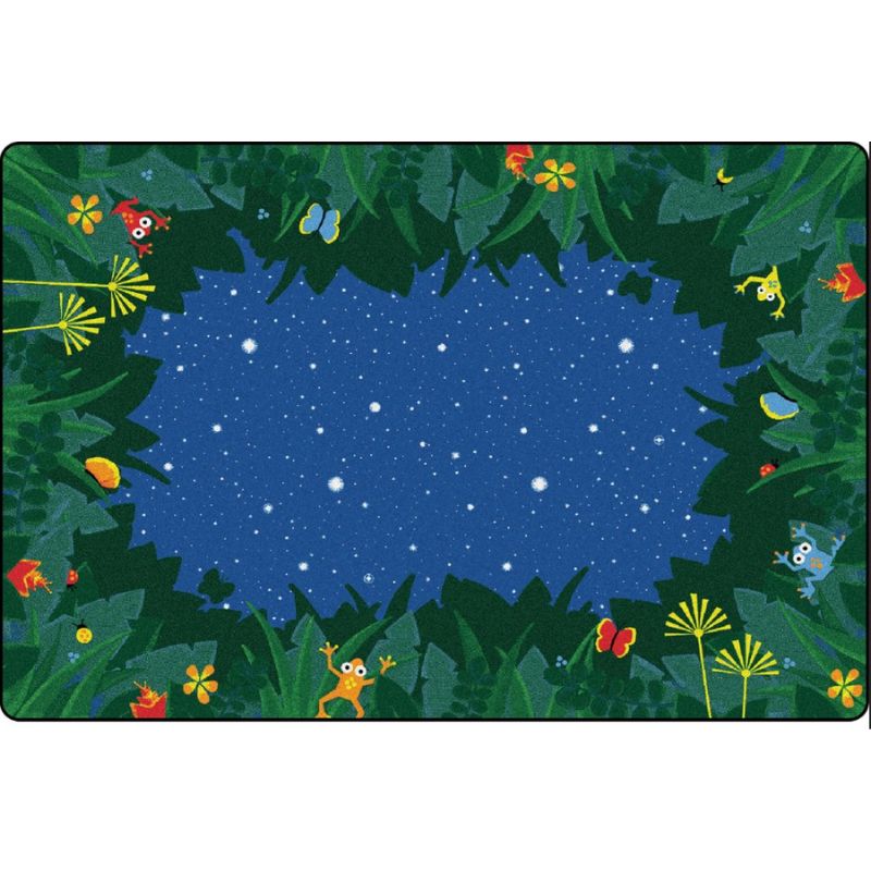 Peaceful Tropical Night Rug - Carpets for Kids