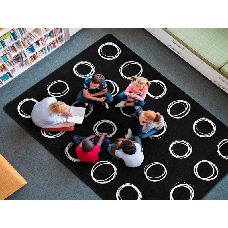 Circle Samplers Classroom Rug