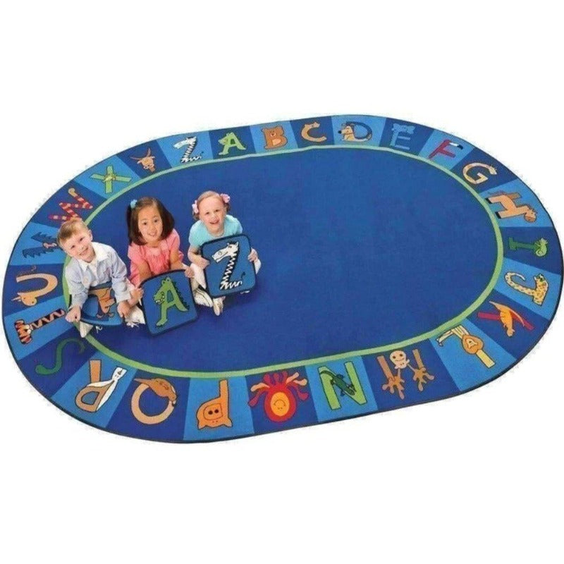 A - Z Animal Factory Second Rug Oval