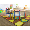 All Kinds Of Shapes Muted Seating Rug