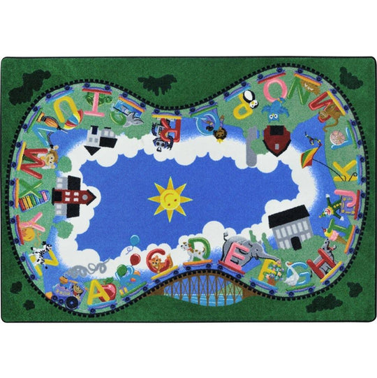 Alphabet Railway Rug