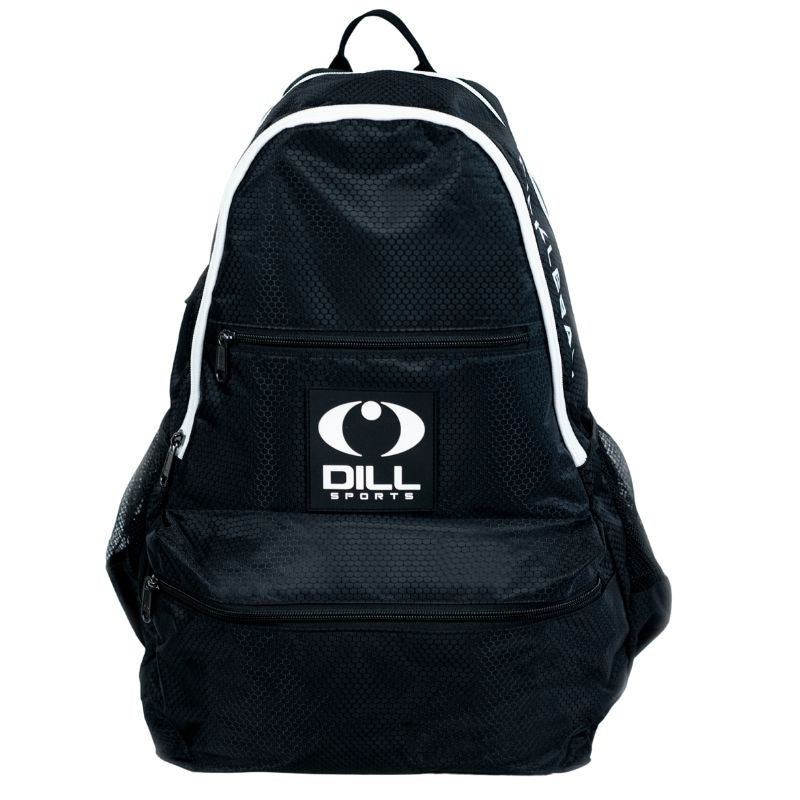 Dill Sports - Black Backpack with white accents