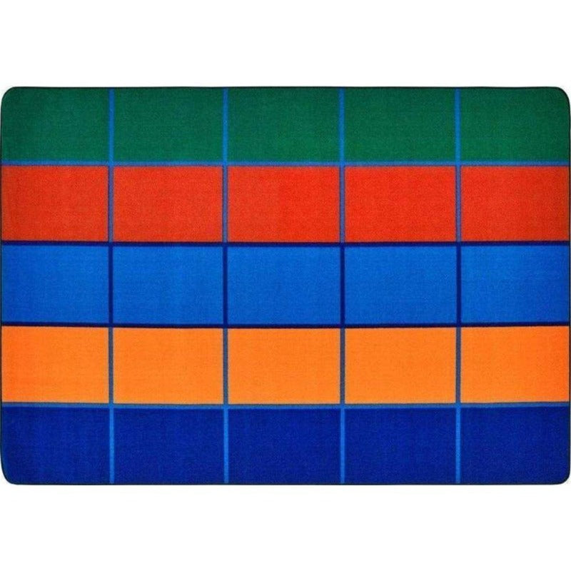 Color Blocks Seating Factory Second Rug