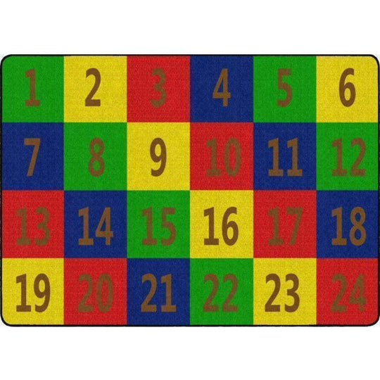 Number Seating Rug