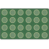 Serene Circles Sage Seating Rug