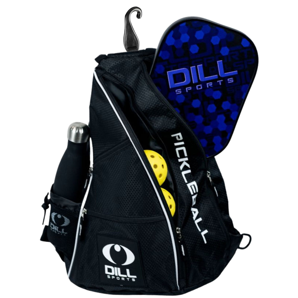 Walk on the court in style with the Dill Sports Pickleball Crossbody Sling Bag.