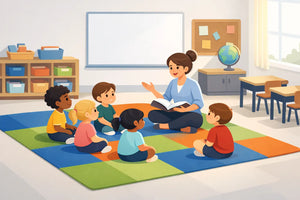 Why Schools Use Seating Rugs in Classrooms