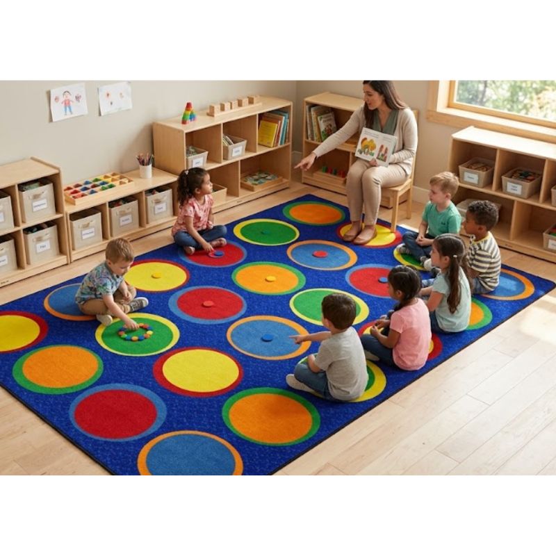 Choosing a Seating Rug for Classroom Use