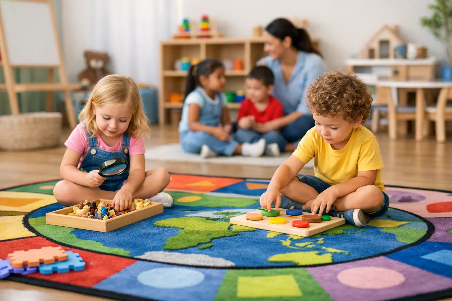 How Daycare Rugs for Learning Support Growth