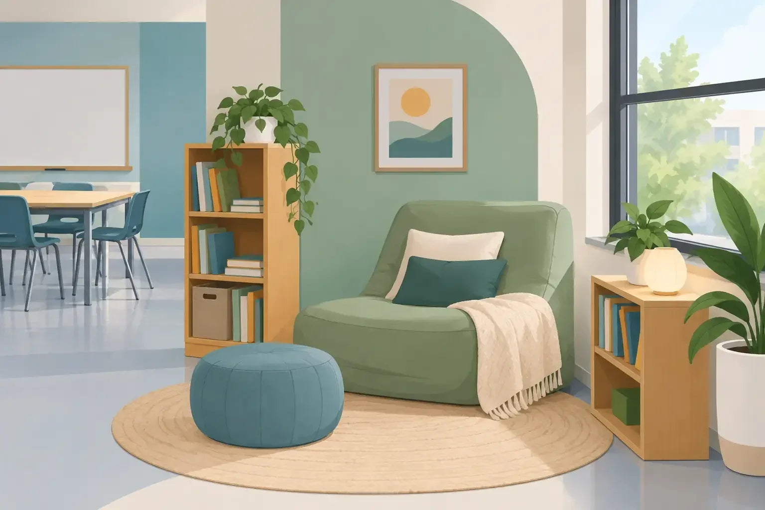 Quiet Corner Furniture for Calm Learning Spaces