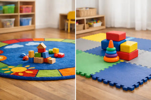 Classroom Rugs Versus Foam Mats