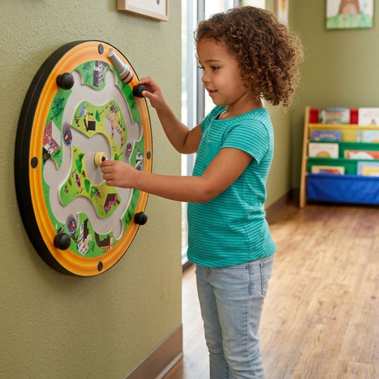 A-Round My Town Waiting Room Wall Toy