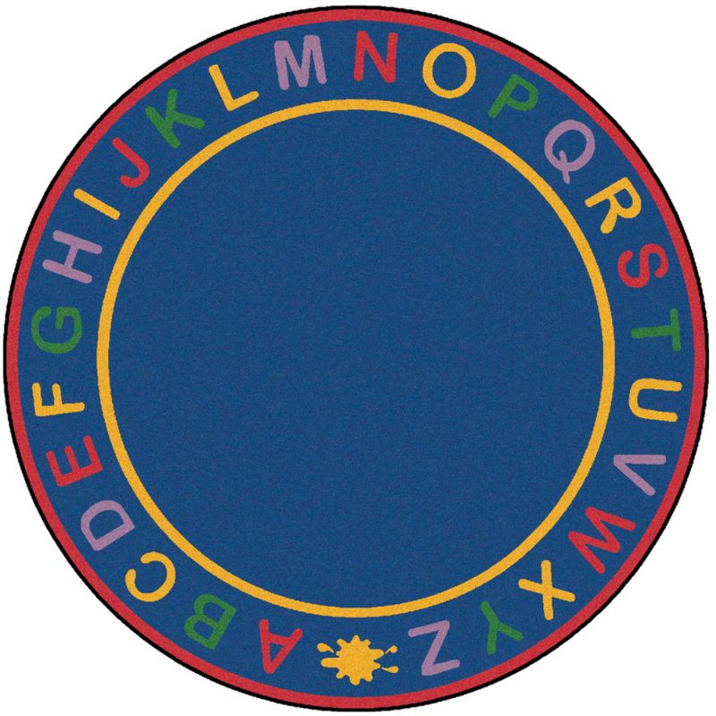 Alpha Round Classroom Factory Second Rug 