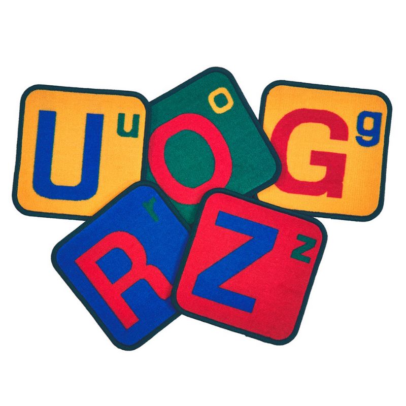 Carpet Square Sets Social Distancing While Learning