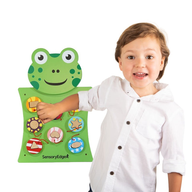 Frog Shape Matching Wooden Wall Toy