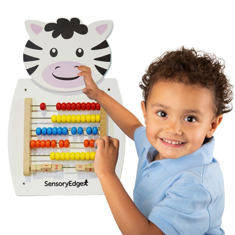 Zebra Counting Abacus Bead Wall Toy