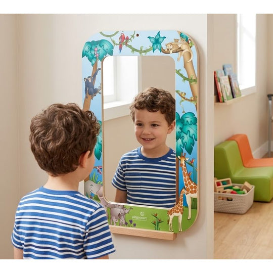 Animal Families Acrylic Wall Mirror