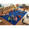 Be Bold Blue Seating Classroom Rug