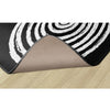 Black And White Circles Carpet Squares