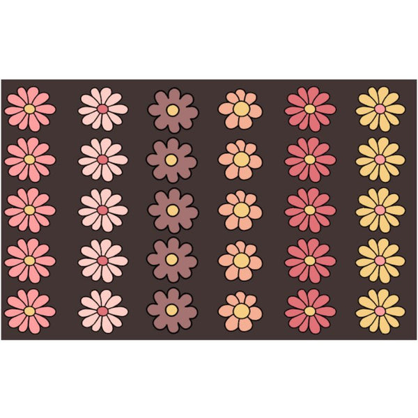 BohoFlowerPowerClassroomRug