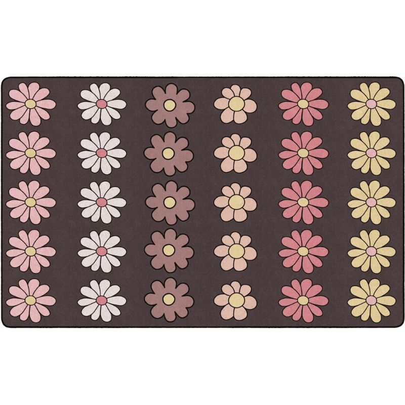 Boho Flower Power Seating Rug
